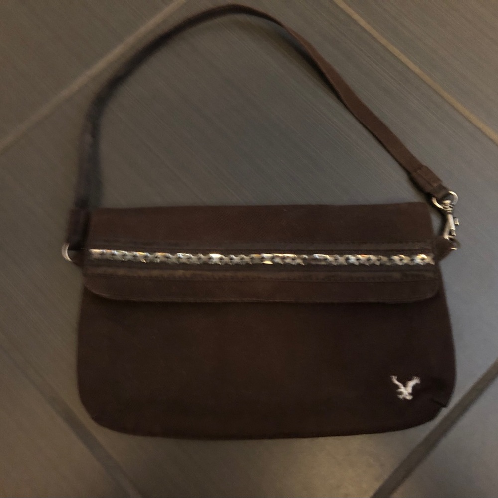 American Eagle Purse - brown with sparkle detail